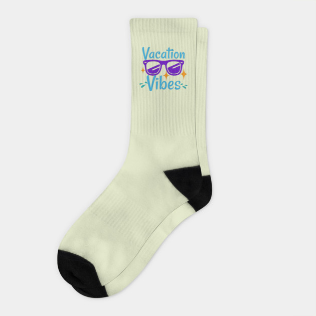 Vacation Vibes Socks by WarFX Designs