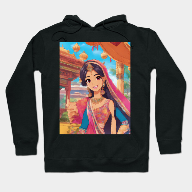 Indian collection of stylish Hoodie by animegirlnft