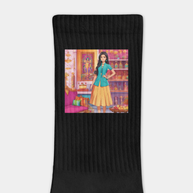 India and synthwave by animegirlnft