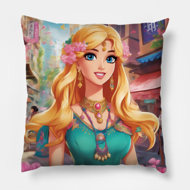 Diversity Sunday Shoping Pillow by animegirlnft