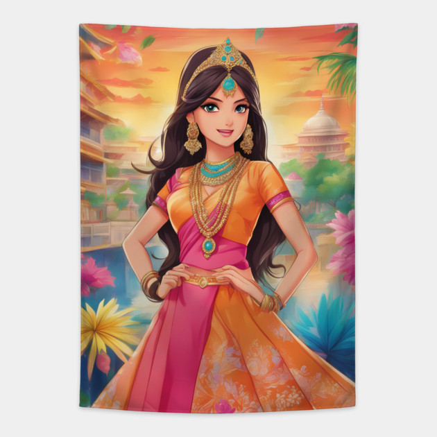 Elements of Indian Tapestry by animegirlnft