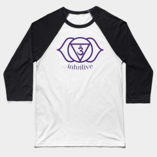 Third Eye Chakra Baseball T-Shirt