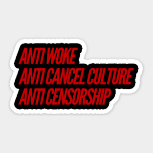 Anti censorship Sticker