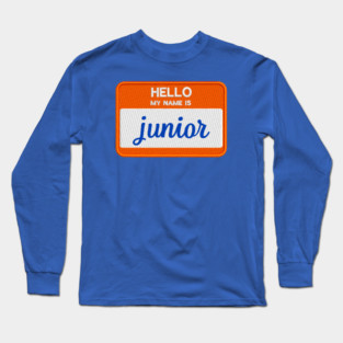 hello junior Long Sleeve T-Shirt