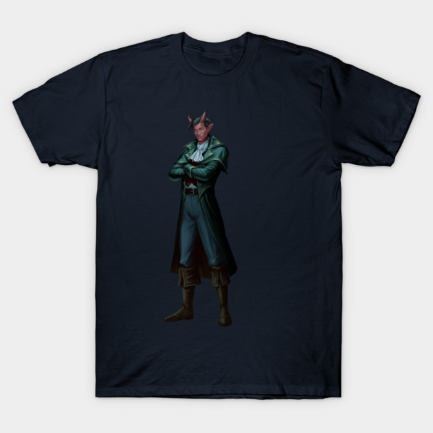 Kix the Tiefling T-Shirt by MNmaxed