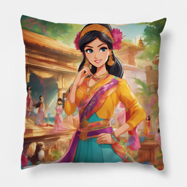 essence of your stylist  design Pillow by animegirlnft