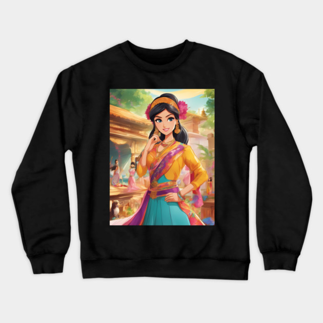 essence of your stylist  design Crewneck Sweatshirt by animegirlnft
