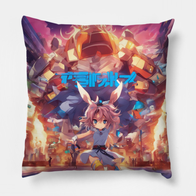 powerfull manga sutan Pillow by animegirlnft