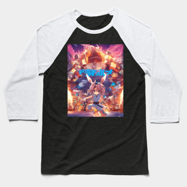 powerfull manga sutan Baseball T-Shirt by animegirlnft