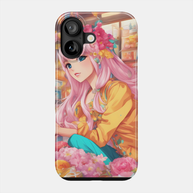 magazine Anime Phone Case by animegirlnft