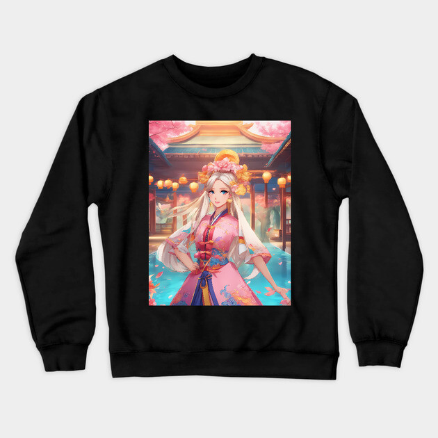 Dedicated Fan Base Crewneck Sweatshirt by animegirlnft