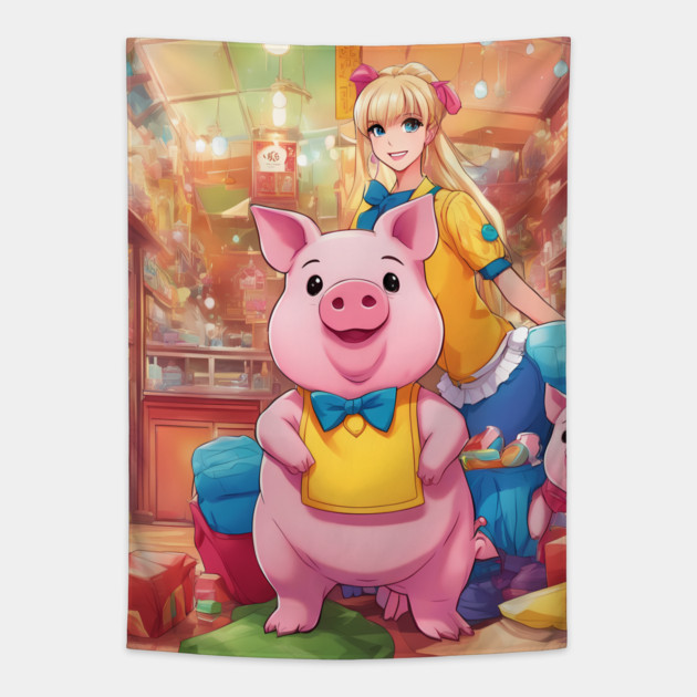 wow cool amzing Tapestry by animegirlnft