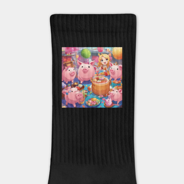 Moi Moi Let Pig Party by animegirlnft