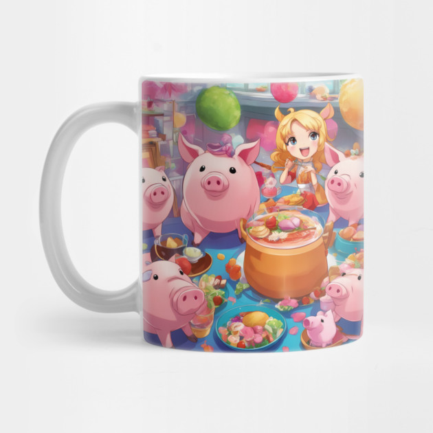 Moi Moi Let Pig Party by animegirlnft