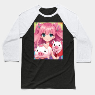 Piggy Bank Baseball T-Shirt