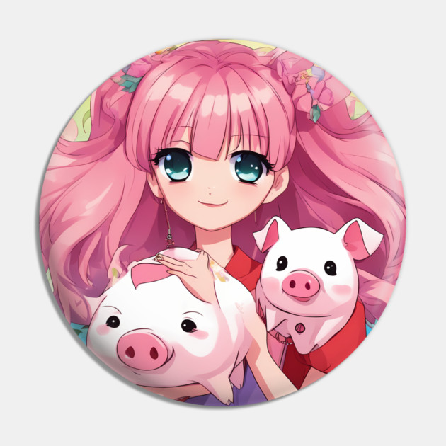 Piggy Bank Pin by animegirlnft