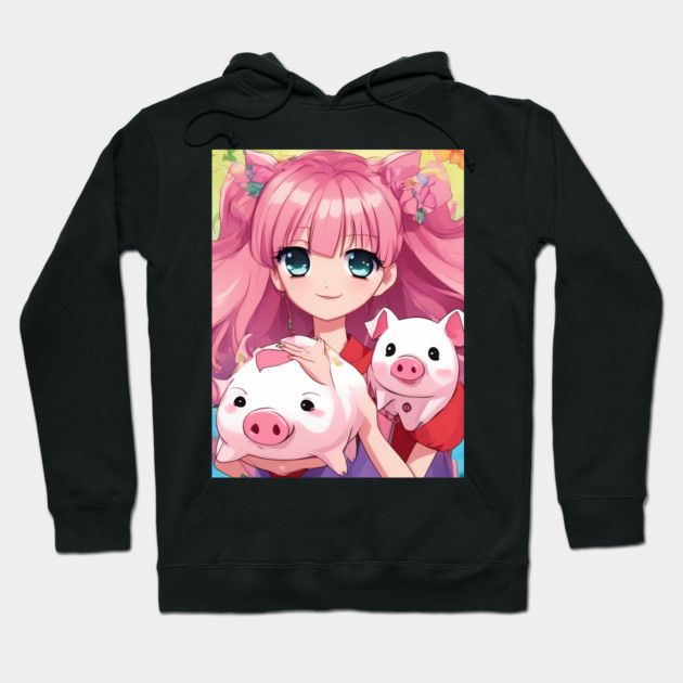 Piggy Bank Hoodie by animegirlnft