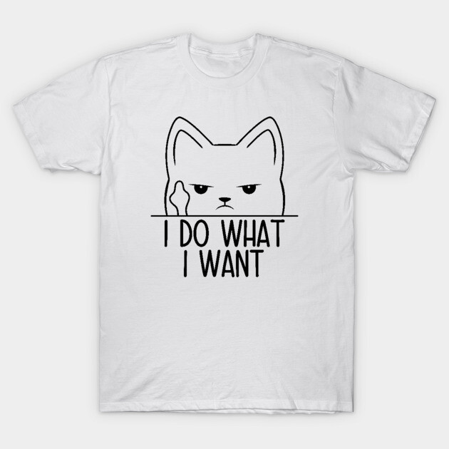 I Do What I Want T-Shirt by FunkyDesigns
