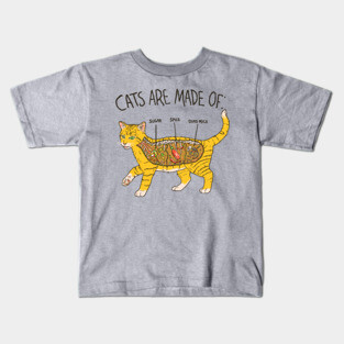 Cat Anatomy Kids T-Shirt