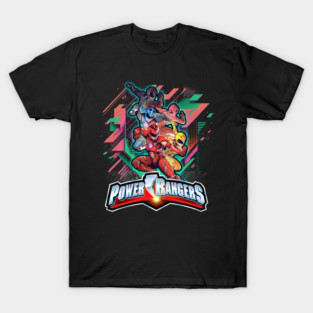Green Power Ranger's Epic Showdown T-Shirt