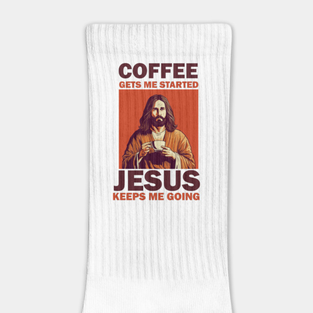Christian Jesus Keeps me going, Coffee Lover by logiamerch