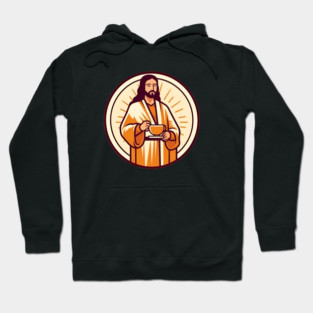 Christian Jesus Drinking Tea Hoodie