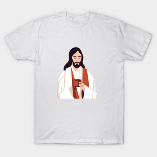 Christian Jesus Drinking Tea T-Shirt