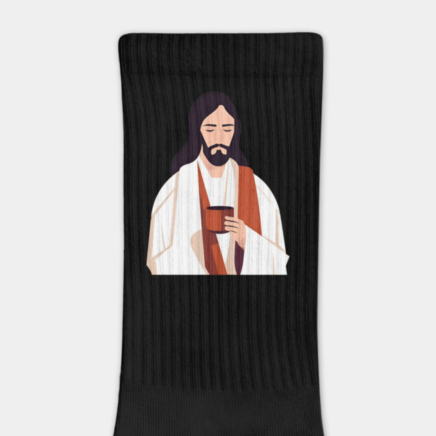 Christian Jesus Drinking Tea by logiamerch