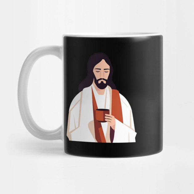 Christian Jesus Drinking Tea by logiamerch