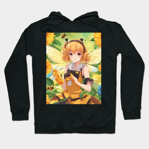 teamwork magazine bee Hoodie by animegirlnft