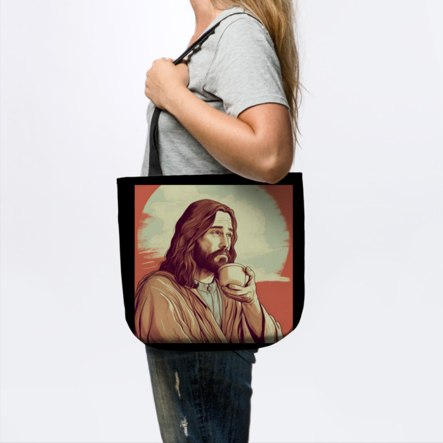 Christian Jesus Drinking Tea by logiamerch