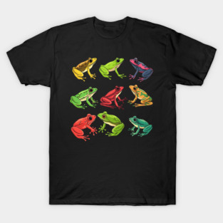 Colorful Frogs, Tropical Animal, Love Frogs T-Shirt