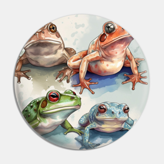 Colorful Frogs, Tropical Animal, Love Frogs Pin by logiamerch