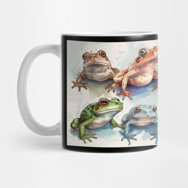Colorful Frogs, Tropical Animal, Love Frogs by logiamerch