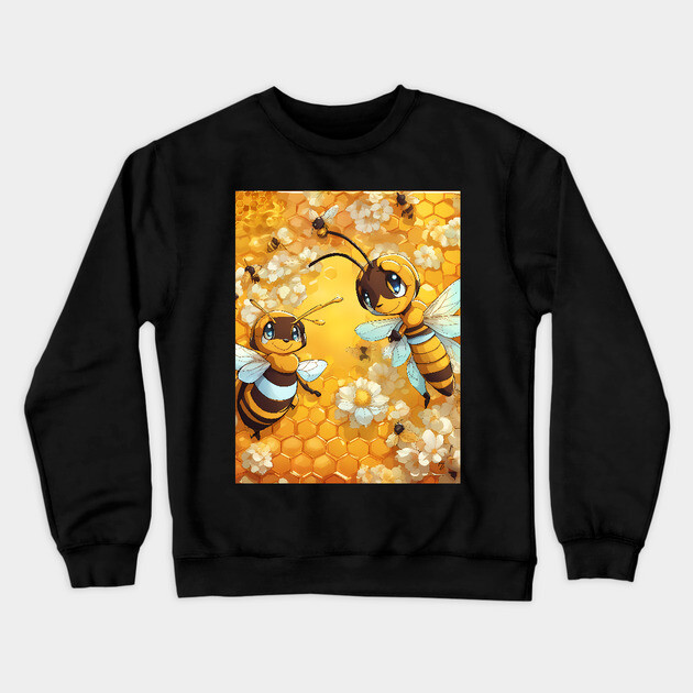 Honeyed Anime Charms Crewneck Sweatshirt by animegirlnft