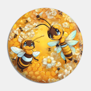 Honeyed Anime Charms Pin