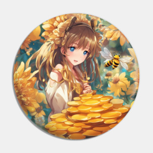 creating of anime bees Pin