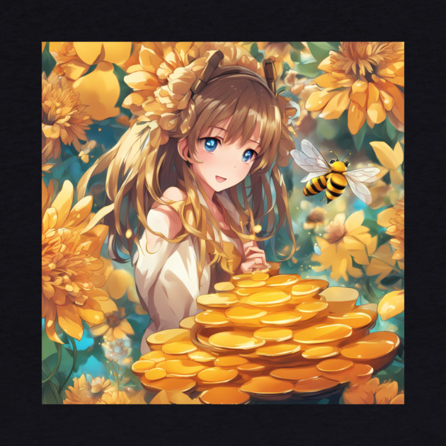 creating of anime bees by animegirlnft