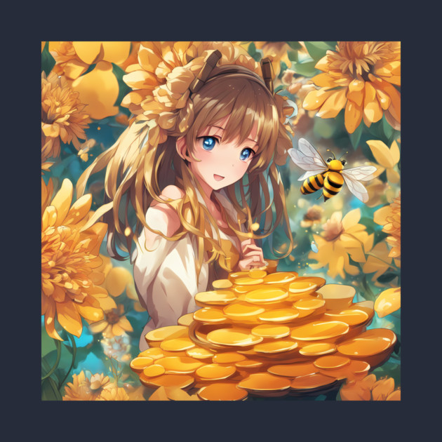 creating of anime bees by animegirlnft