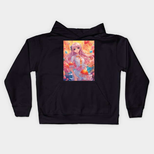 I'd be queen Kids Hoodie by animegirlnft