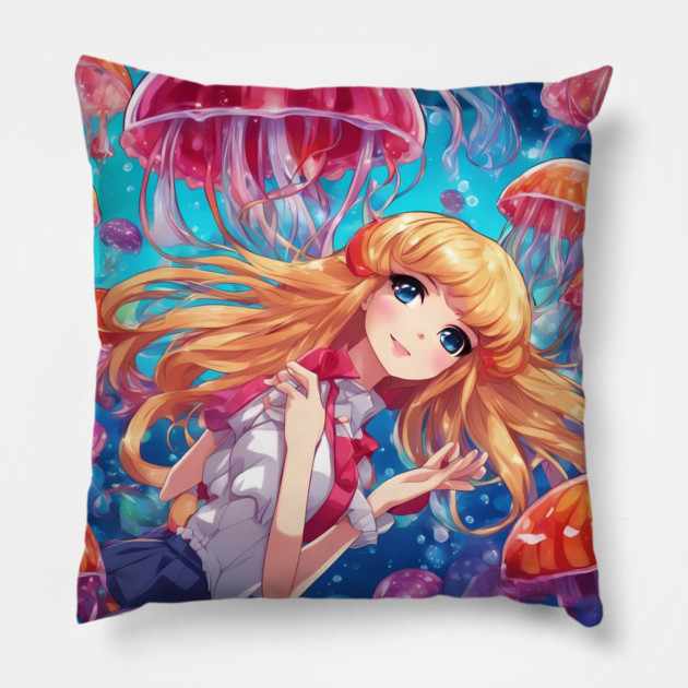 Feel like this Pillow by animegirlnft