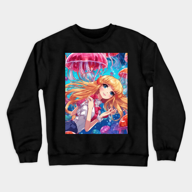 Feel like this Crewneck Sweatshirt by animegirlnft