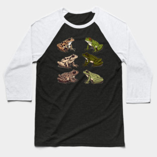 Frogs, Tropical Animal, Love Frogs Baseball T-Shirt