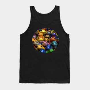 Colorful Frogs, Tropical Animal, Love Frogs Tank Top
