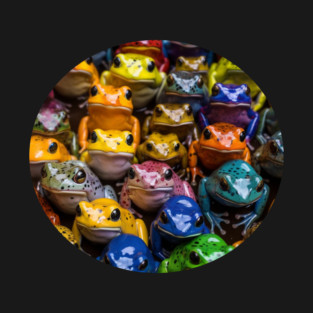 Colorful Frogs, Tropical Animal, Love Frogs T-Shirt