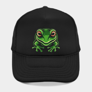 Green Frog, Tropical Animal, Love Frogs Hat