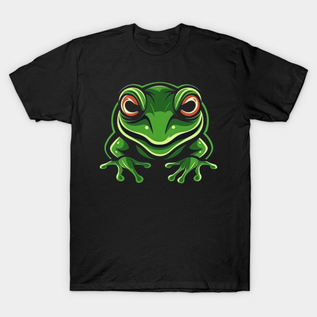 Green Frog, Tropical Animal, Love Frogs T-Shirt by logiamerch