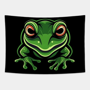 Green Frog, Tropical Animal, Love Frogs Tapestry