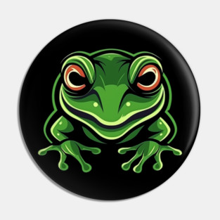 Green Frog, Tropical Animal, Love Frogs Pin