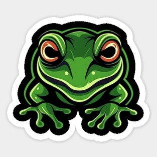 Green Frog, Tropical Animal, Love Frogs Magnet